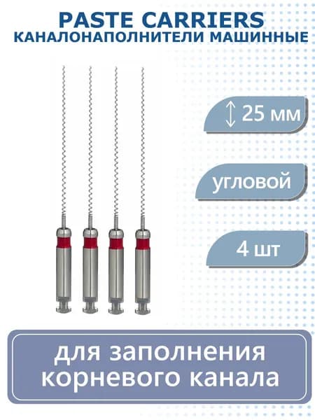 Стоматологические машинные файлы Eurofile, Paste Carriers, 25мм, №25, каналонаполнители