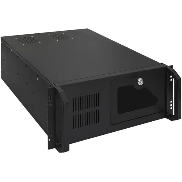 Серверный корпус 4U ExeGate EX293560RUS черный, ATX, 900 Вт, 2х8 см (в верхней крышке)