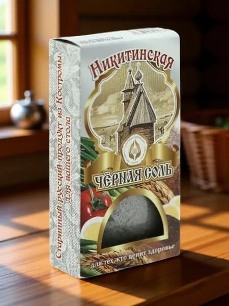 Черная соль Никитинская 100 г
