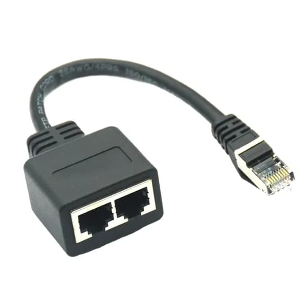 Кабель для интернет-соединения RJ-45/RJ-45, черный
