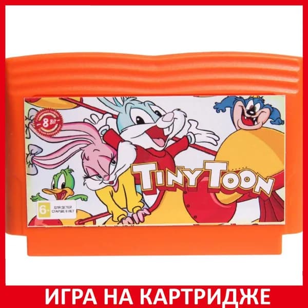 Игра Тини Тун (Tiny Toon Adventures) 8 bit Картридж для денди Английская версия