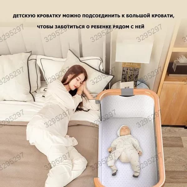 Кровать детская 55х92х83 см, светло-серый
