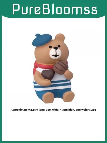 набор фигурок из смолы коты для валентинских подарков и декора дома heartbear