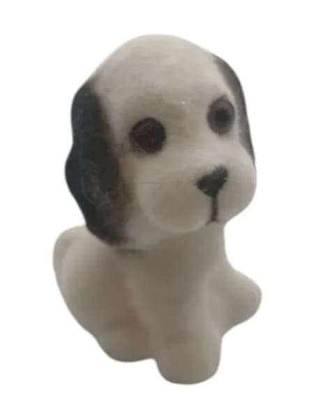 Винтажная миниатюрная игрушка, Собачка.