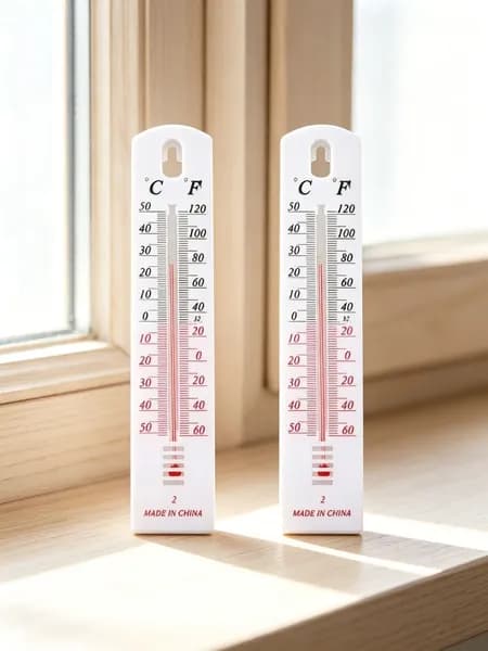XIRQI 2Pcs Термометр для комнаты и детской, многофункциональный для теплицы, белый