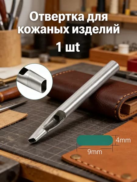 4*9mm/1 шт/Пробойник для регулировки ремня / Прямоугольное отверстие