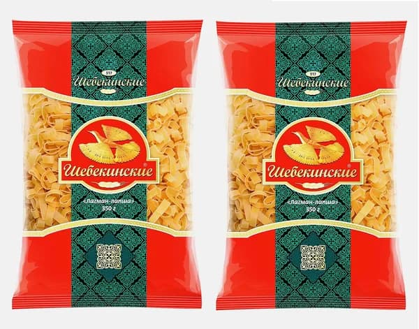 Лагман-лапша Шебекинские 350г, 2 шт