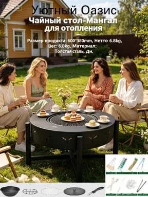 Печь-камин Напольная установка