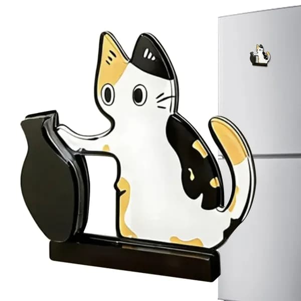 Магнит на холодильник с держателем кошачьих усов, памятный сувенир память о усах