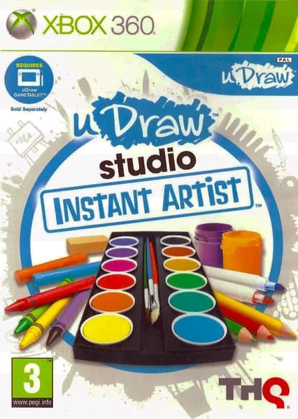 uDraw Studio Instant Artist Видеоигра на диске Xbox 360. Товар уцененный