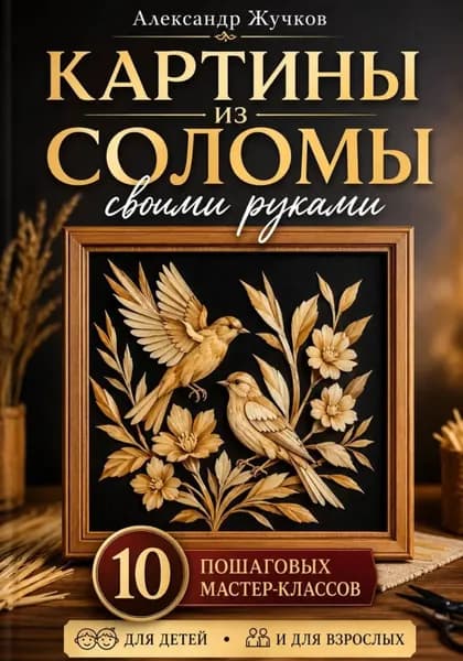 Картины из соломы своими руками. 10 пошаговых мастер-классов для детей и взрослых | Жучков Александр | Электронная книга