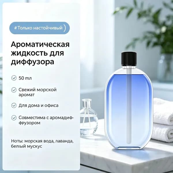 Аромадиффузор ультразвуковой J3Q4Y7VWI, лазурный
