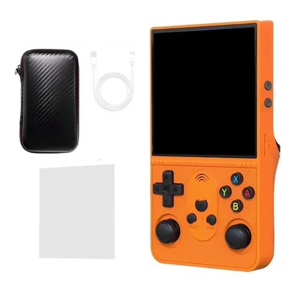 Портативная игровая консоль 4 дюйма, Оранжевый - 64G