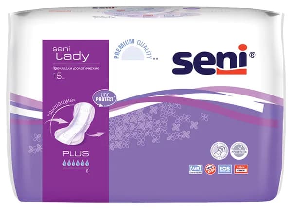 Прокладки урологические женские Seni Lady Plus, 15 шт