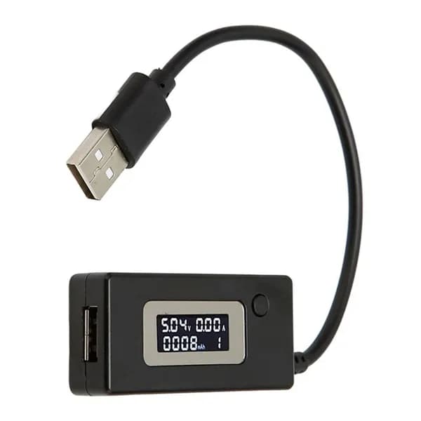 Цифровой мультиметр с USB-подключением для измерения напряжения/ампера, а также USB 2.0, многофункциональный электрический тестер.