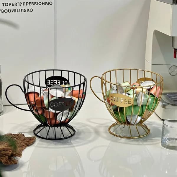 Подставка для кофейных капсул серии Home, золотая