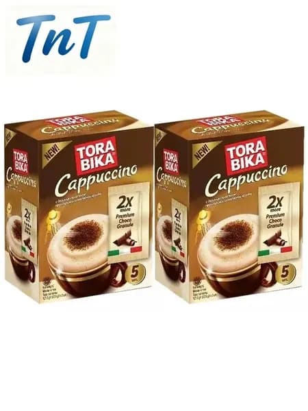 Напиток кофейный c шоколадной крошкой ToraBika Cappuccino (Индонезия) 5 стиков по 25,5 гр. х 2 шт.