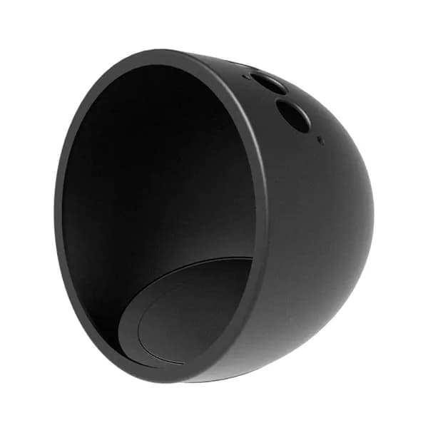 Чехол из силикона для Amazon Echo Spot 2024, защита от пыли, воды и ударов, чёрный