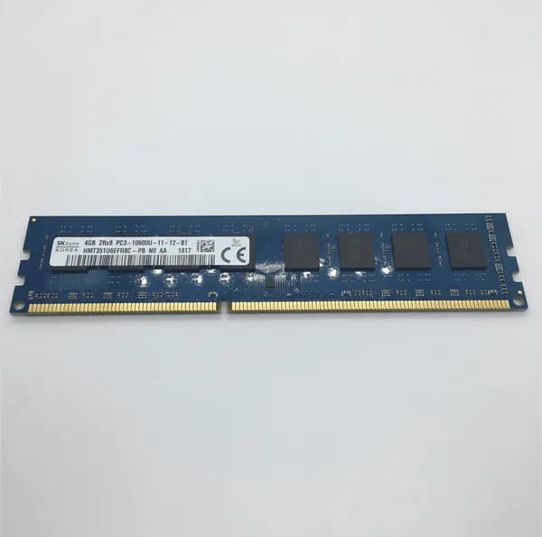Hynix Оперативная память DDR3 4 ГБ 1333 MHz DIMM PC3-10600U DDR3, 1333 МГц, 1 x 4 ГБ (HMT351U6EFR8CPB)