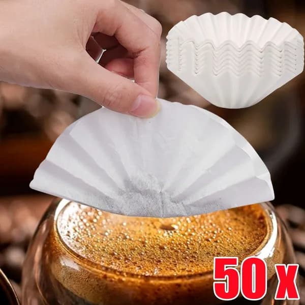 Фильтр для кофе белые, 50 шт