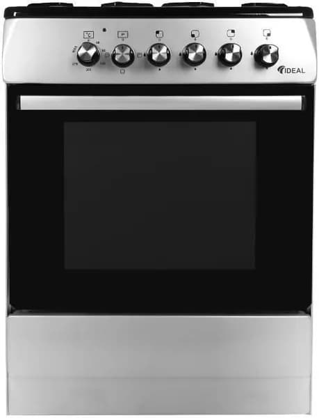 IDEAL Газовая плита L 110 с электрической духовкой, серебристый/серый