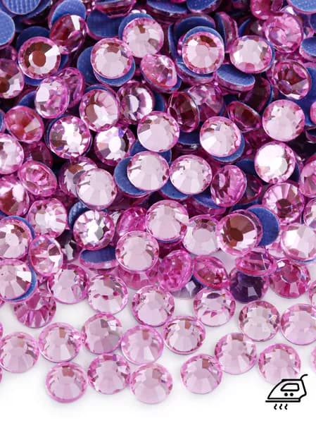 1440 штук SS6 Lt.Pink DMC стекло с горячим наклеиванием стразов