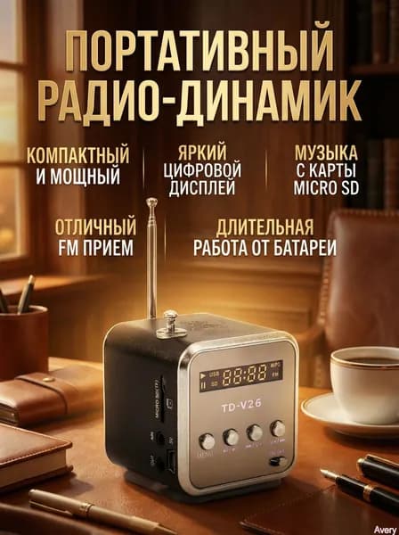 Магнитола, черный