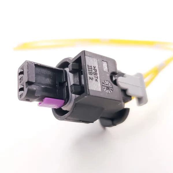 Разъем 4F0973702 для VAG, BMW, MB, FORD, Motorcraft, (2 pin) 2 контакта, с проводами