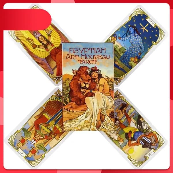 Карты Таро Египетский модерн Стандартный размер /Tarot Cards Egyptian Art Nouveau