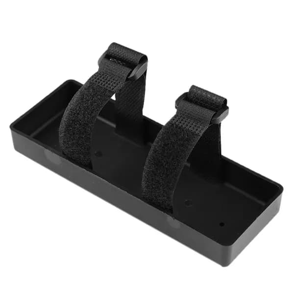 Кейс для аккумулятора RC: "Battery Box" / "Battery Tray", крепление, подходит для Axial SCX10, Traxxas TRX4, RC4WD D90 1/8 1/10. Чёрный.