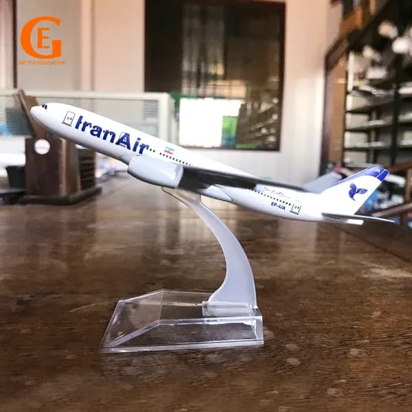 Металлическая Модель Самолета Аэробус 330, Iran Air A330