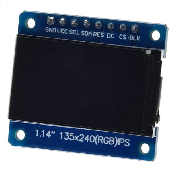 1,14-Дюймовый ЖК-Дисплей IPS 135x240 SPI, 65 Тыс. Цветов TFT-Дисплейный Модуль