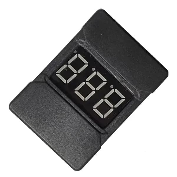 Портативный тестер напряжения Li-ion аккумуляторов 1-8S с двойной сигнализацией, Черный