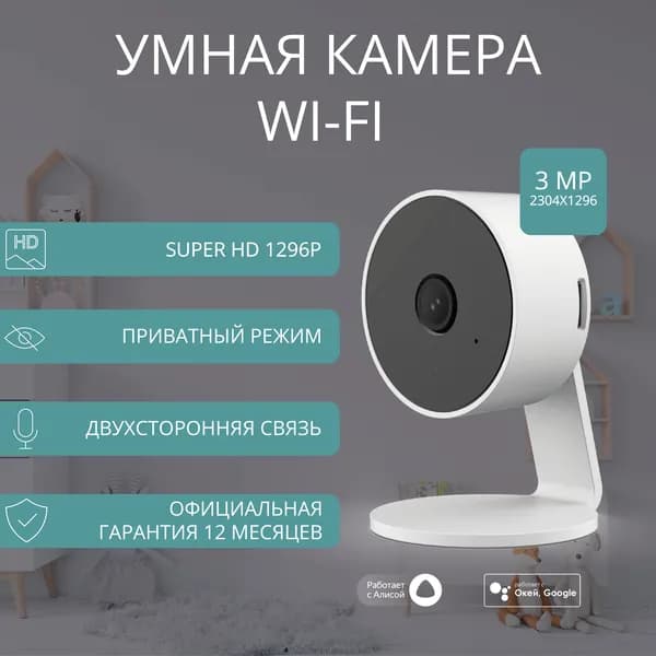 Умная камера ROXIMO RHC106-WL3 c Алисой