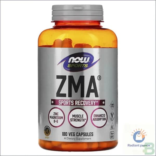 Foods, Sports, ZMA, восстановление после физической активности, 180 веганских капсул