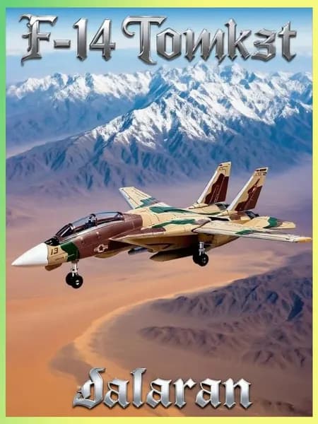 F-14 Tomcat 1/72 сборная модель самолетов пескостеленый камуфляж - без клея и окраски - Dalaran