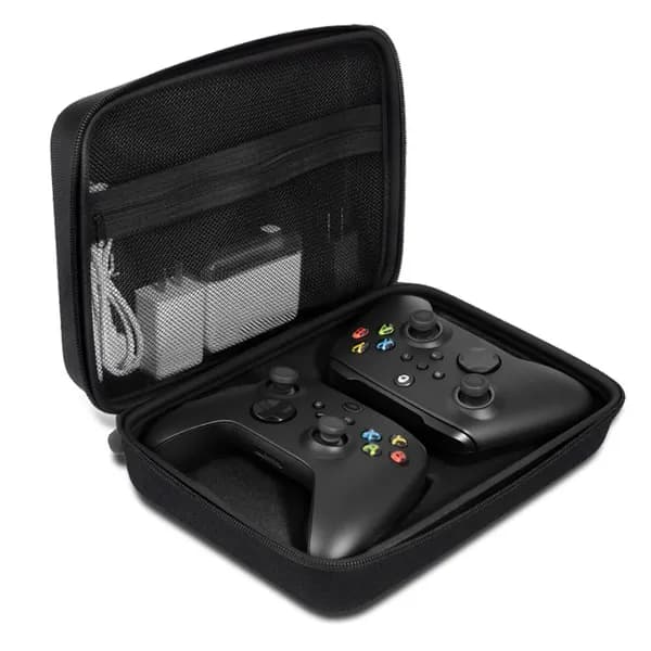 Чехол для двух контроллеров Xbox Series X/S и Xbox One из ЭВА черного цвета