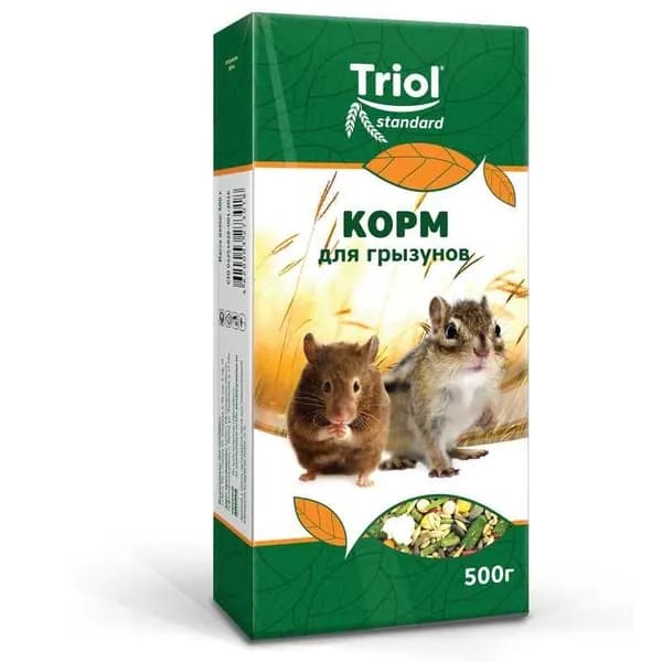 Triol Standard корм для грызунов 500 гр