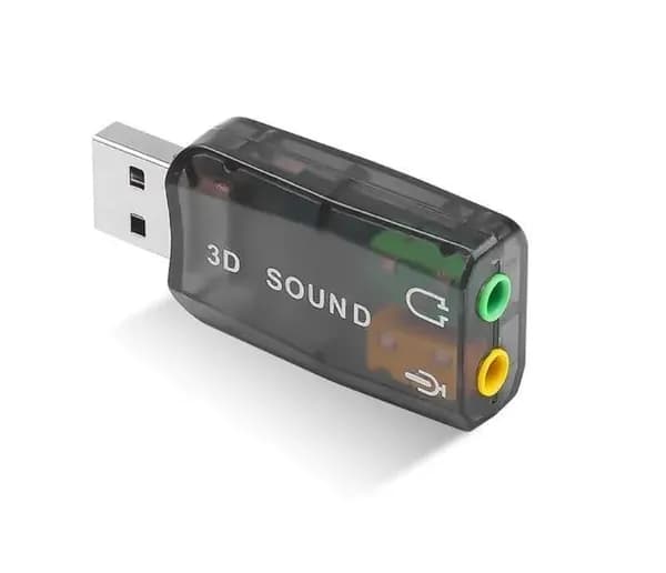 Внешняя звуковая карта USB аудио адаптер/Аудиокарта внешняя/USB 2,0