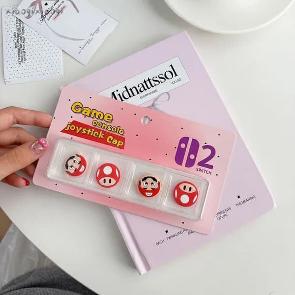 Накладки на джойстик Nintendo Switch 2 милые мультяшные накладки на джойстик для Switch 2