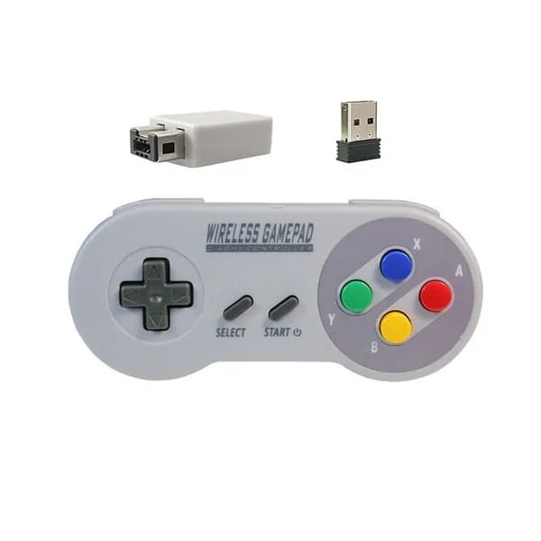 S7(Q W Z I) Игровой контроллер совместим с мини-ПК SNES цветной кнопкой переключения NS