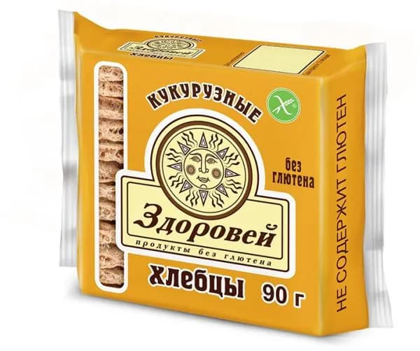 Хлебцы Здоровей кукурузные 90г