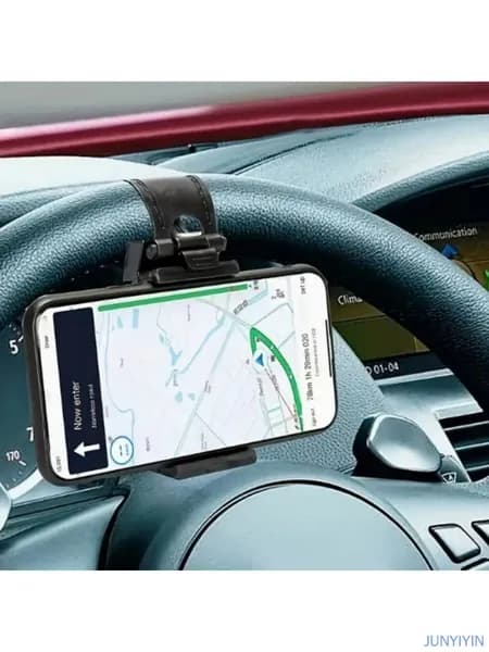 Держатель мобильного телефона на рулевом колесе автомобиля