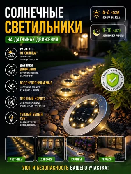 Уличный светильник, LED, количество ламп:8шт