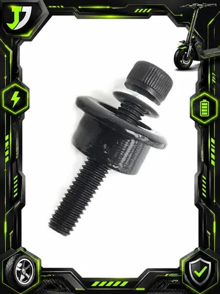 Ремкомплект M365 Pro Pro2, болт fixation, передний рулевой колос, стальной, 4*2.3x1 см, цвет чёрный