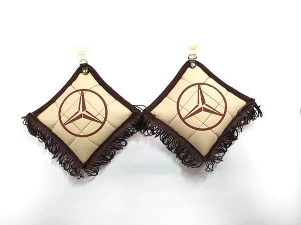 Вымпел "Подушка" Mercedes эко-кожа (2шт)