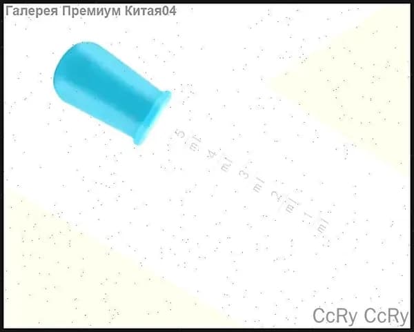 Пипетка мерная для жидкостей/Пипетка пластиковая для творчества и мыловарения,1 шт,цвет голубой