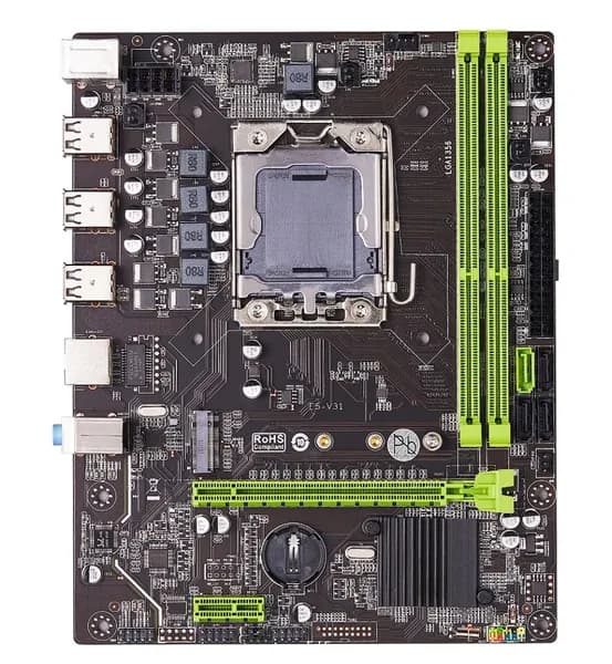 Материнская плата с процессором BaseTech X79M2 V21, Socket1356, Xeon E5-2470v2, mATX, Retail