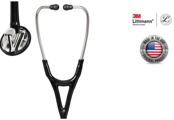Стетоскоп 3M Littmann Master Cardiology 2160, черный шланг