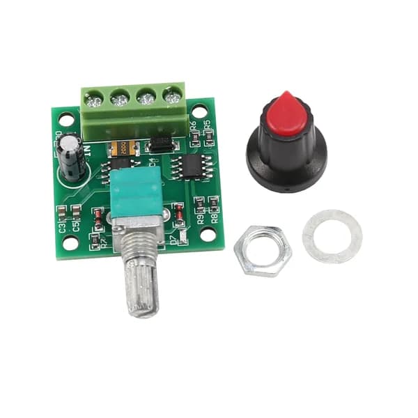 Регулятор скорости двигателя DC 1,8V/3V/5V/6V/12V, 2A, 30W, PWM 1803B K7, с самовосстанавливающимся предохранителем